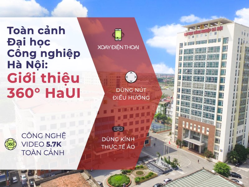 Toàn cảnh Đại học Công nghiệp Hà Nội: Giới thiệu 360° HaUI