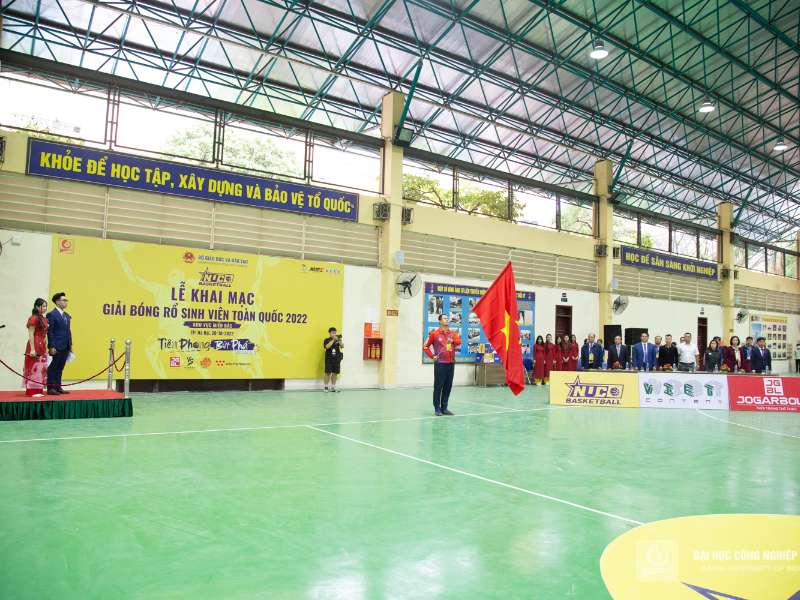 Tường thuật Khai mạc Giải bóng rổ sinh viên toàn quốc khu vực miền Bắc năm 2022 tại Đại học Công nghiệp Hà Nội