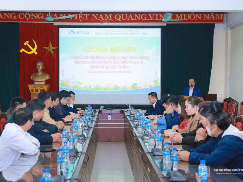 Tường thuật buổi làm việc giữa công ty LETCO và huyện Quỳnh Nhai, Sơn La