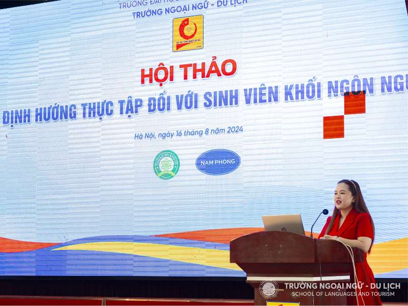 SLT: Hội thảo định hướng thực tập đối với sinh viên Khối Ngôn ngữ khóa 16