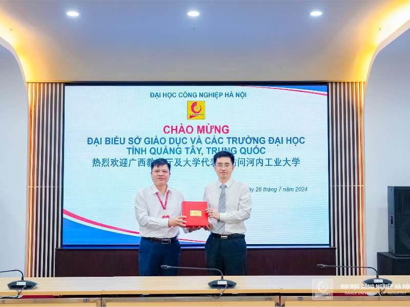 Trường Đại học Công nghiệp Hà Nội mở rộng hợp tác đào tạo với các trường đại học tỉnh Quảng Tây, Trung Quốc