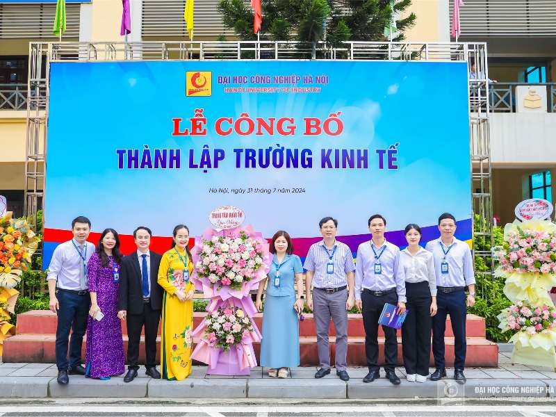 Trường Kinh tế, Trường Đại học Công nghiệp Hà Nội: Kết nối nguồn lực - Sẵn sàng hội nhập – Vững bước vươn cao