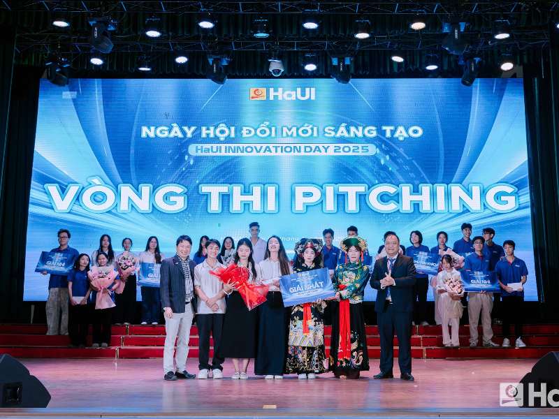 Trường Kinh tế tại Ngày hội Đổi mới Sáng tạo – HaUI Innovation Day 2025