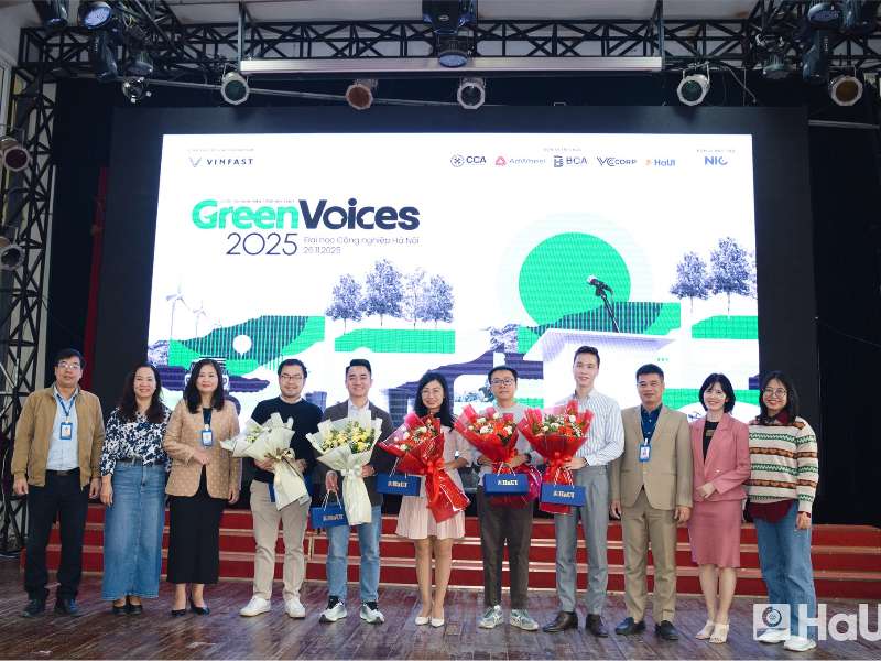 "Tiếng nói Xanh” của sinh viên HaUI hướng tới hành trình Việt Nam xanh