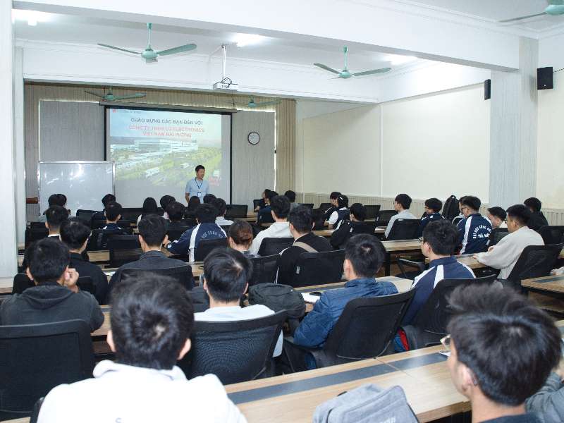 Hội thảo định hướng nghề nghiệp và tuyển dụng của Công ty TNHH LG Electronics Việt Nam Hải Phòng
