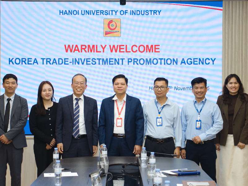Đón tiếp Cơ quan Xúc tiến Thương mại và Đầu tư Hàn Quốc tại Hà Nội