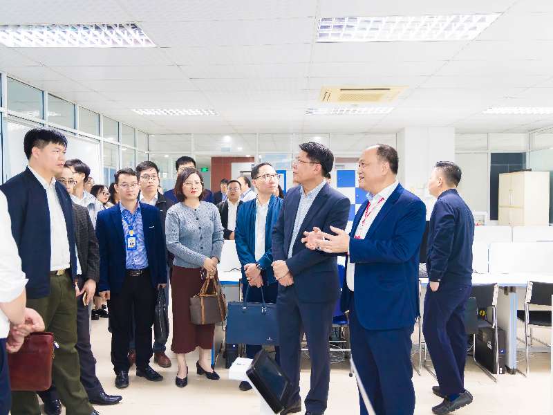 Đón tiếp Học viện Kỹ thuật và Công nghệ an ninh