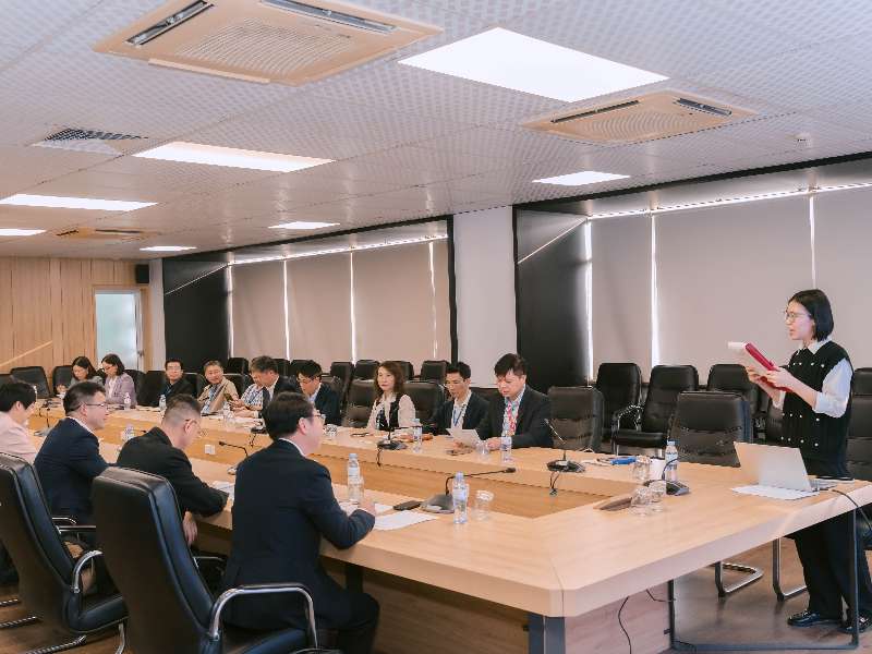 Đón tiếp đoàn cán bộ Trường Đại học Khoa học Kỹ thuật Quảng Tây