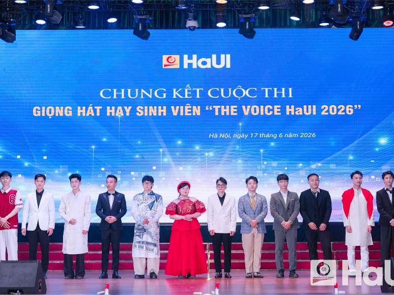 Hành trình tới đêm chung kết Cuộc thi Giọng hát hay sinh viên “The Voice HaUI 2026”