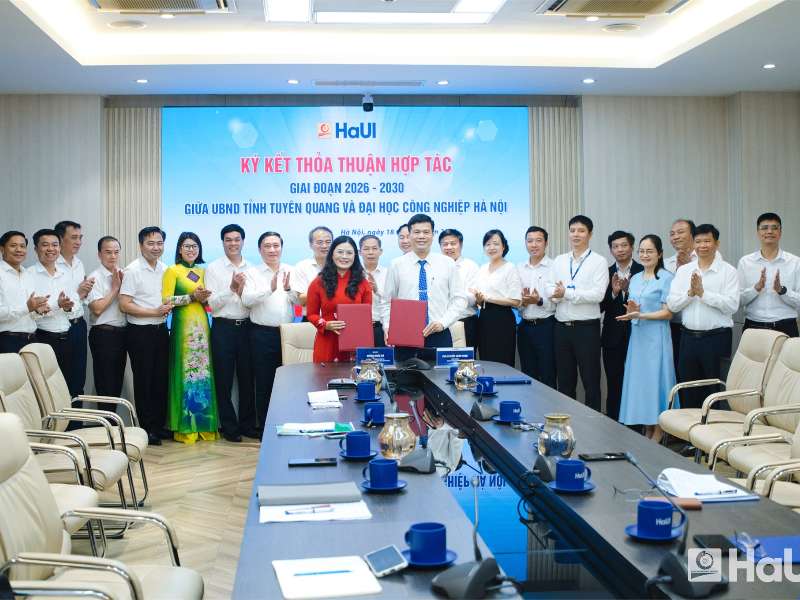 Đại học Công nghiệp Hà Nội và Ủy ban nhân dân tỉnh Tuyên Quang ký kết thỏa thuận hợp tác chiến lược giai đoạn 2026 - 2030