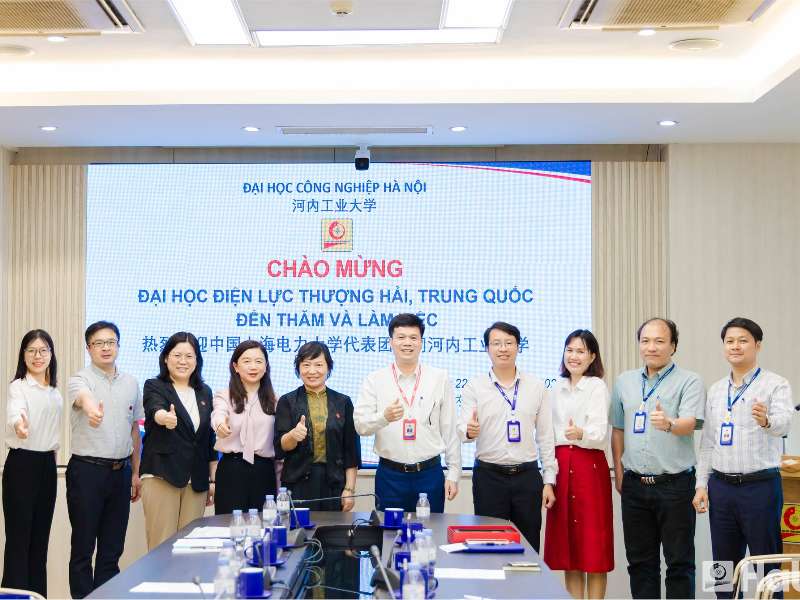 Đại học Công nghiệp Hà Nội và Đại học Điện lực Thượng Hải: Nâng tầm hợp tác chiến lược về năng lượng xanh và đào tạo quốc tế
